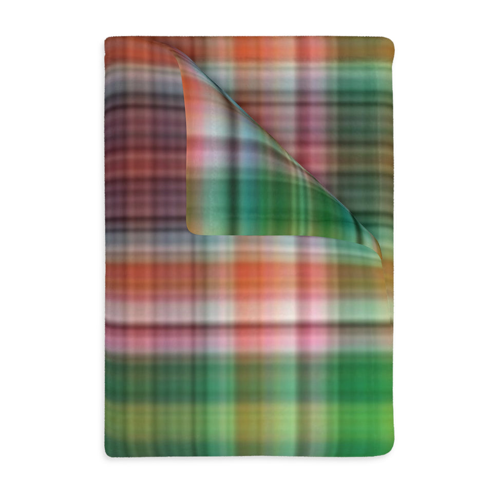 43CB  Colorful Plaid Blanket