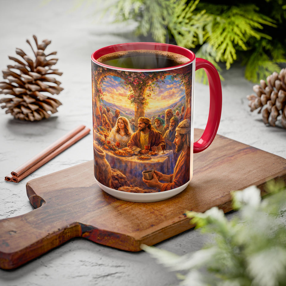 BSM55 Jesus Turning Water to Wine Mug