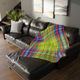 64CB  Colorful Plaid Blanket