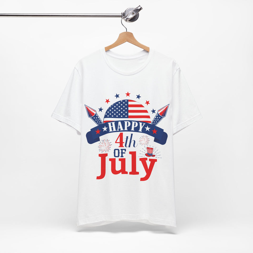 6USAR  Happy 4th of July t shirts