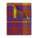 52CB  Colorful Plaid Blanket