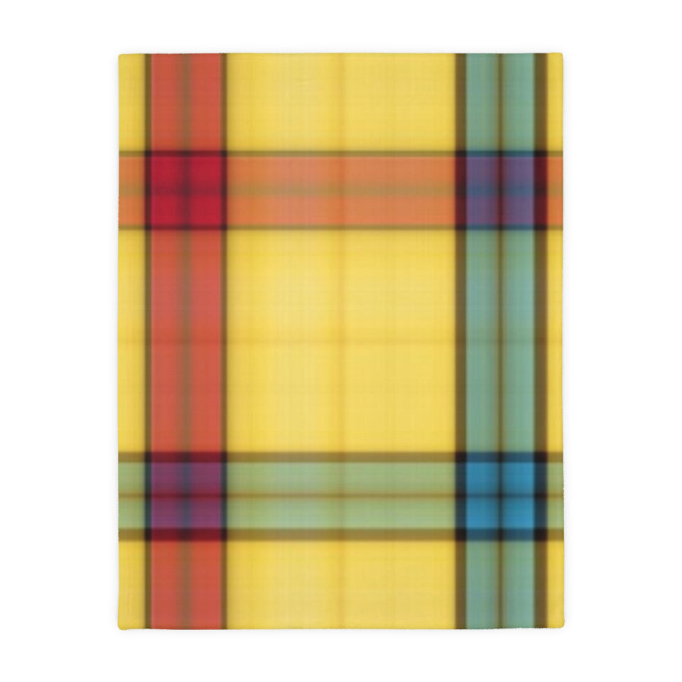 24CB  Colorful Plaid Blanket