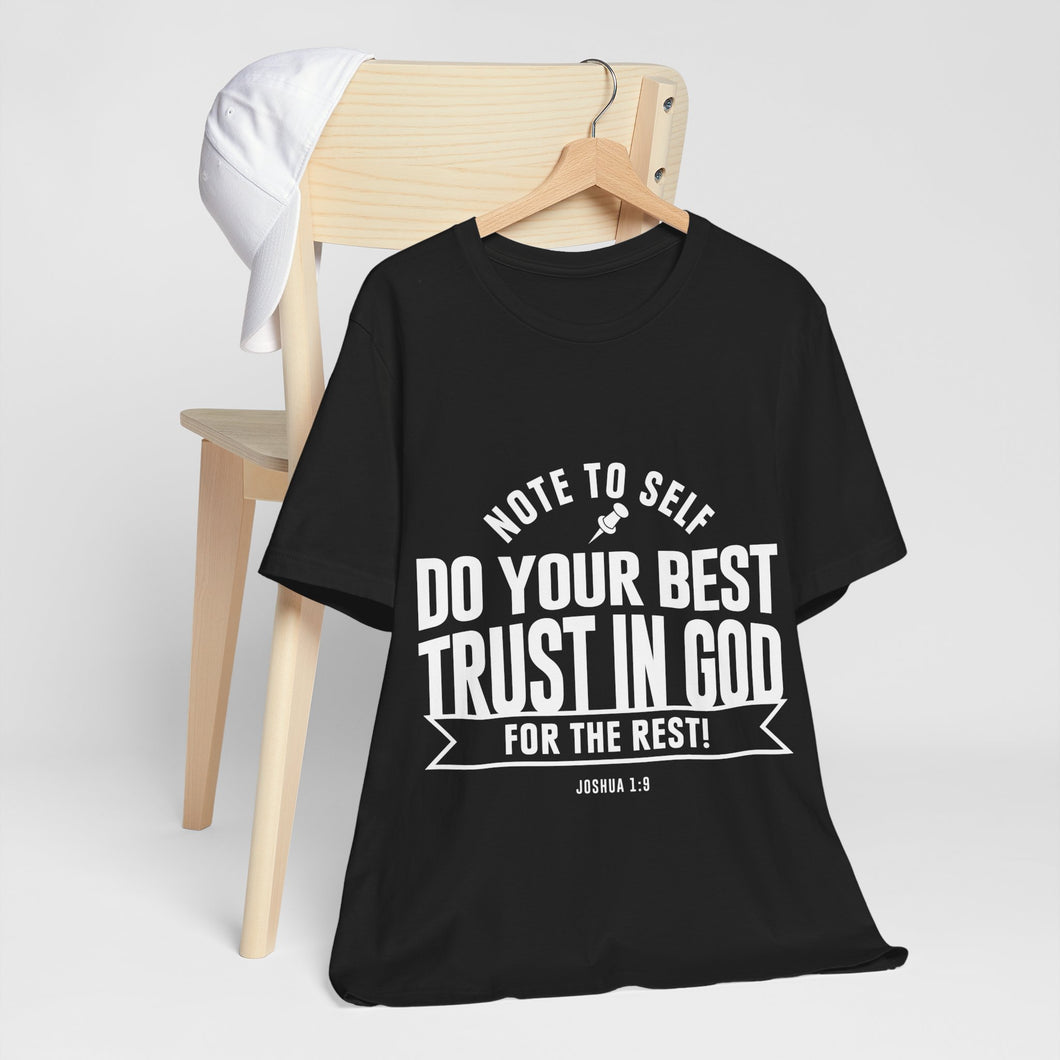 24CTS  Unisex Christian t shirt Trust in God