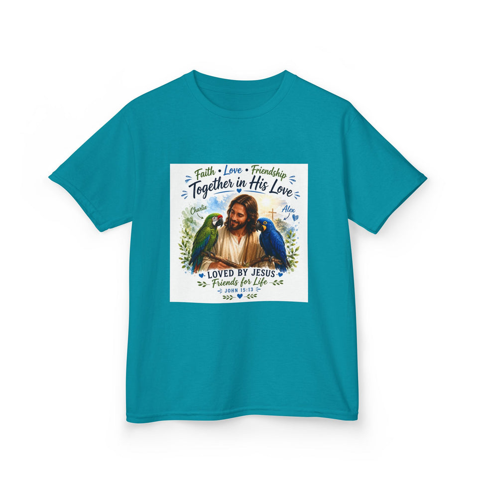 Together in His Love – Loved by Jesus Kids T-Shirt CA33