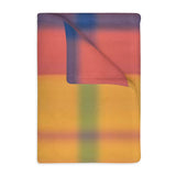 8CB  Colorful Plaid Blanket