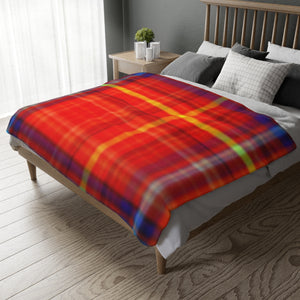 46CB  Colorful Plaid Blankets