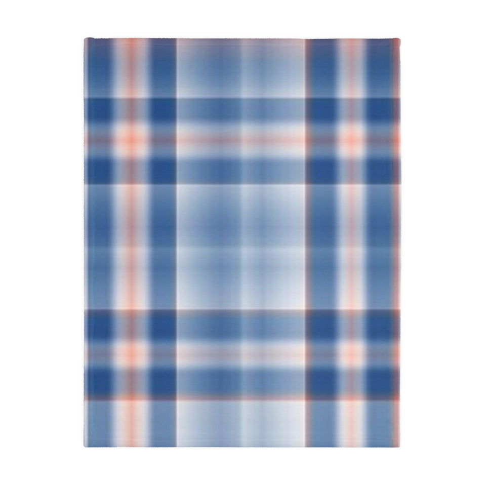 5CB  Colorful Plaid Blanket