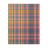 3CB  Colorful Plaid Blanket