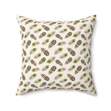 38PCF  Peacock Feather Pillow