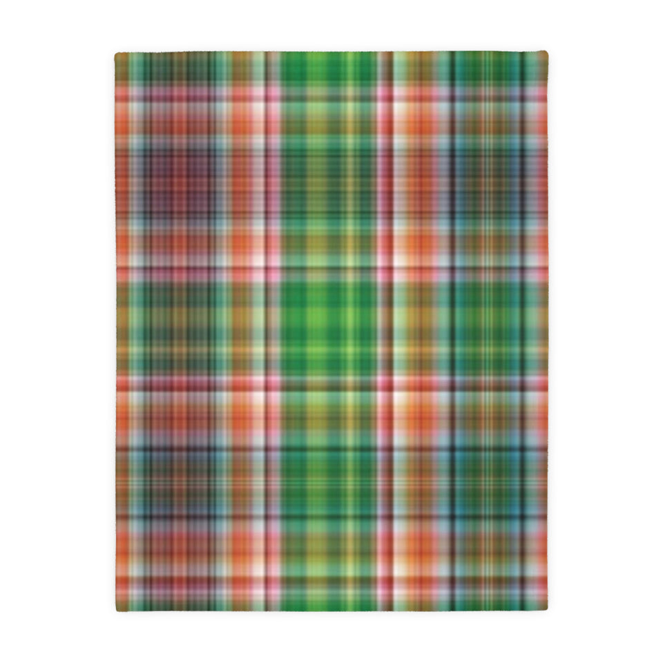 43CB  Colorful Plaid Blanket