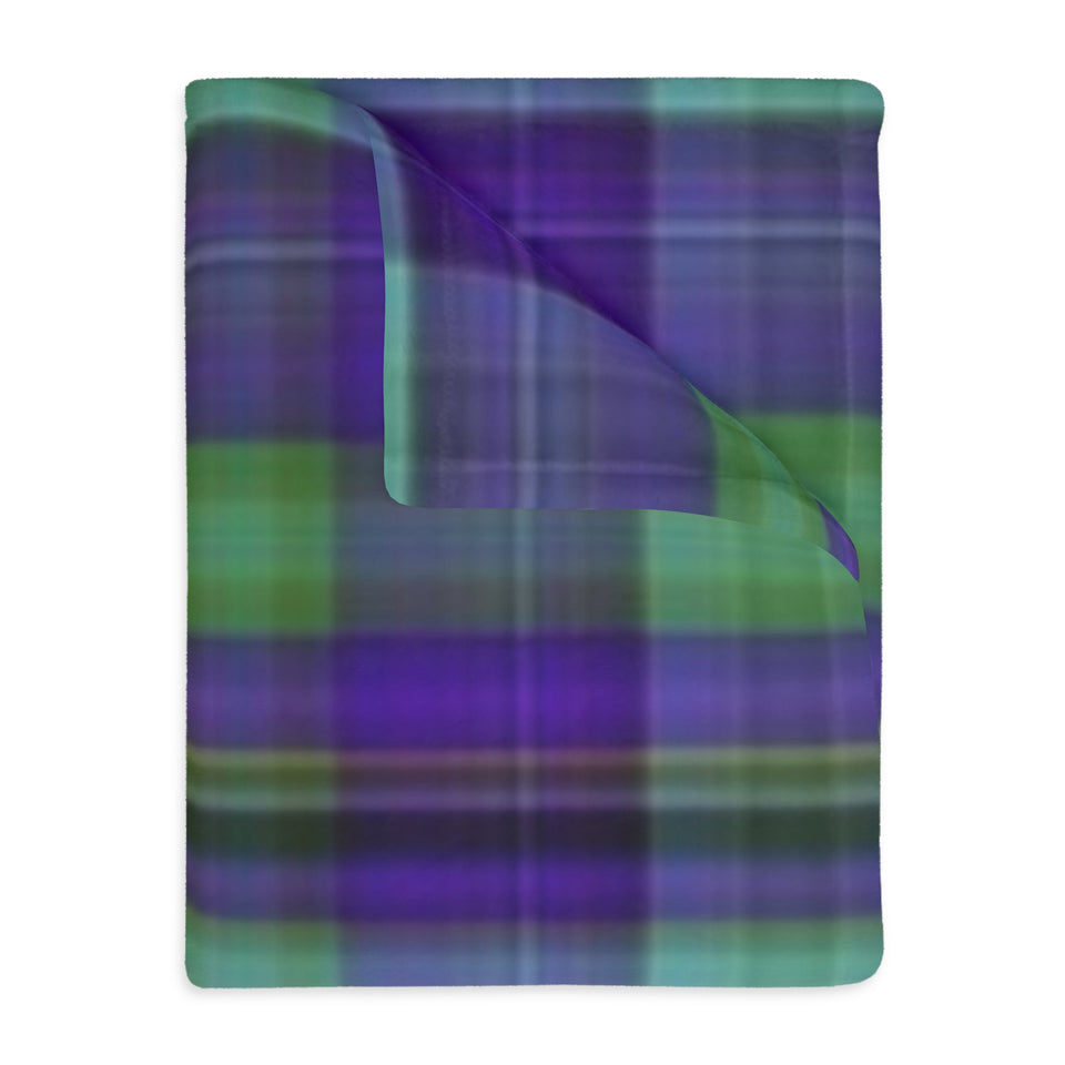 31CB  Colorful Plaid Blanket