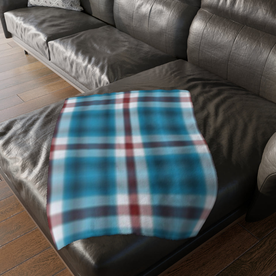 53CB  Colorful Plaid Blanket