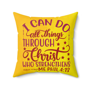21WCP  Watercolor Christian Pillow