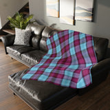 19CB  Colorful Plaid Blanket