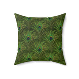 6PCF  Peacock Feather Pillow