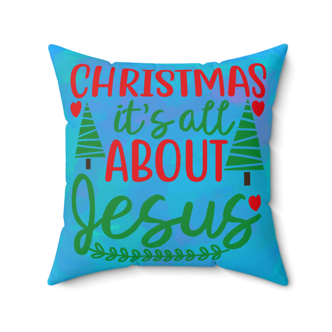 10WCP  Watercolor Christian Pillow