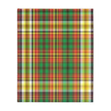 66CB  Colorful Plaid Blanket