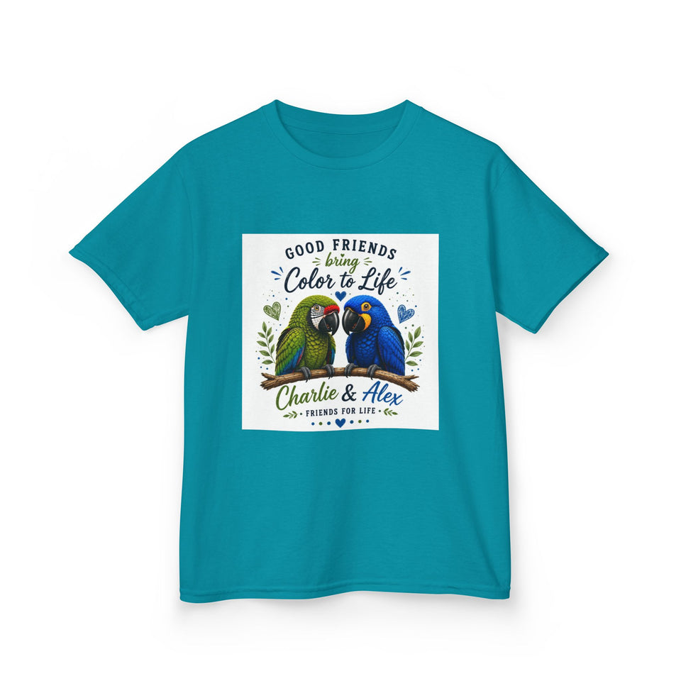 Good Friends Bring Color to Life – Charlie & Alex Kids T-Shirt CA31