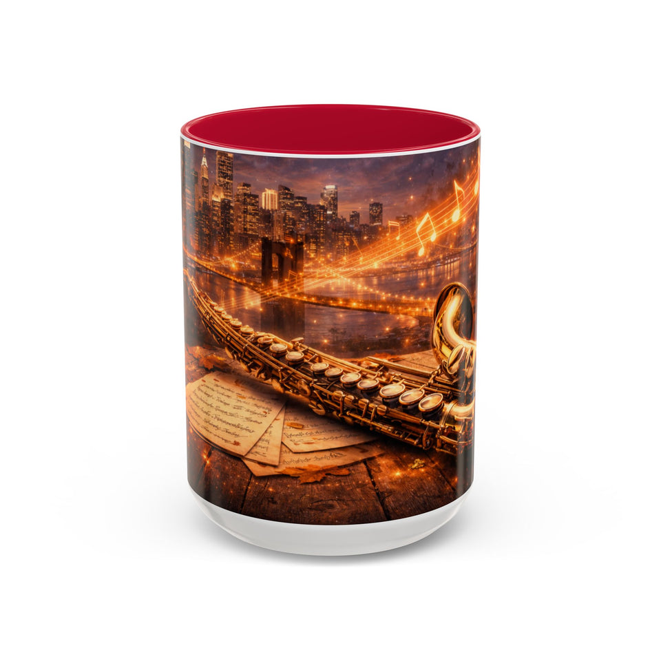 MIM10  Saxophone Music Mug