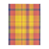 8CB  Colorful Plaid Blanket