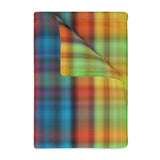60CB  Colorful Plaid Blanket