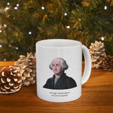 15WQM  George Washington Historical quote mug