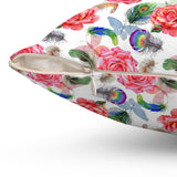 57PCF  Peacock Feather Pillow