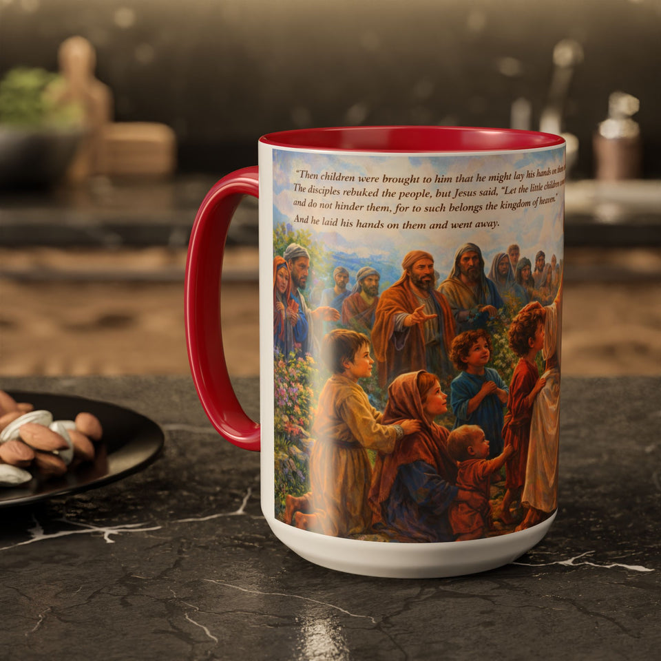 BSM73  Let the Little Children Come to Me Mug
