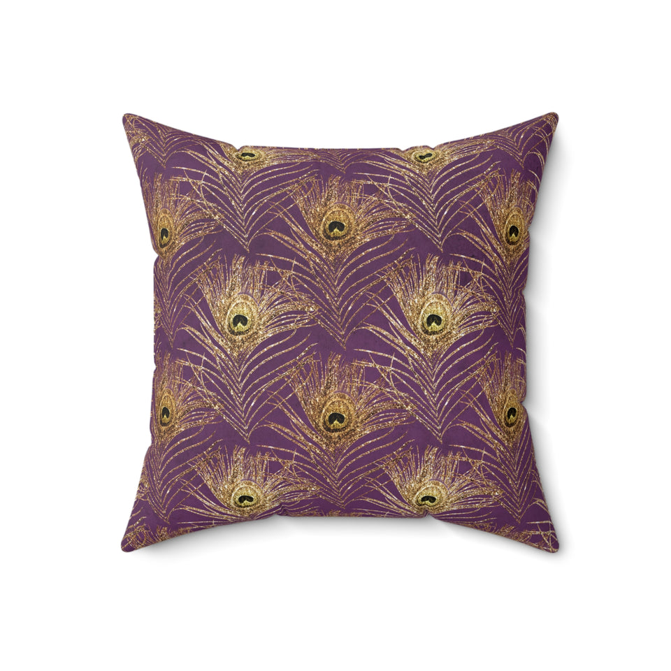 12PCF  Peacock Feather Pillow