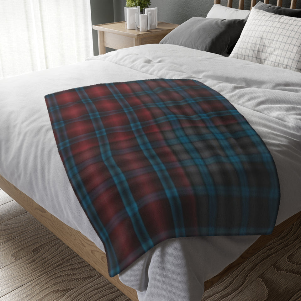 57CB Colorful Plaid Blanket