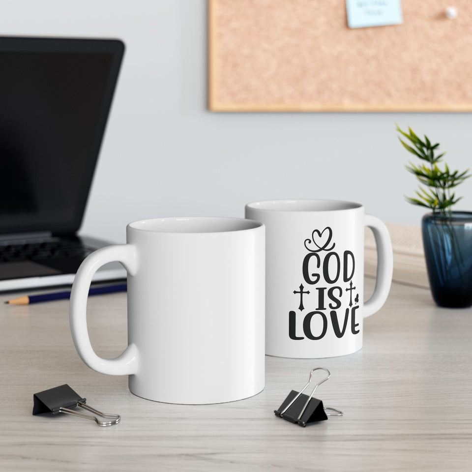 6WCM  White Christian Coffee Mug