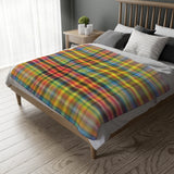 59CB  Colorful Plaid Blanket