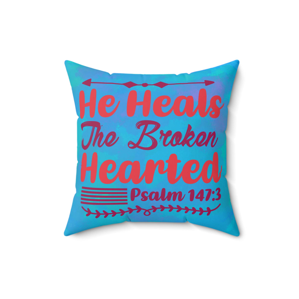 17WCP  Watercolor Christian Pillow