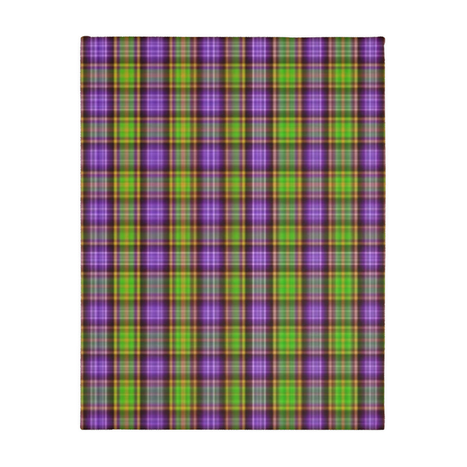 41CB  Colorful Plaid Blanket