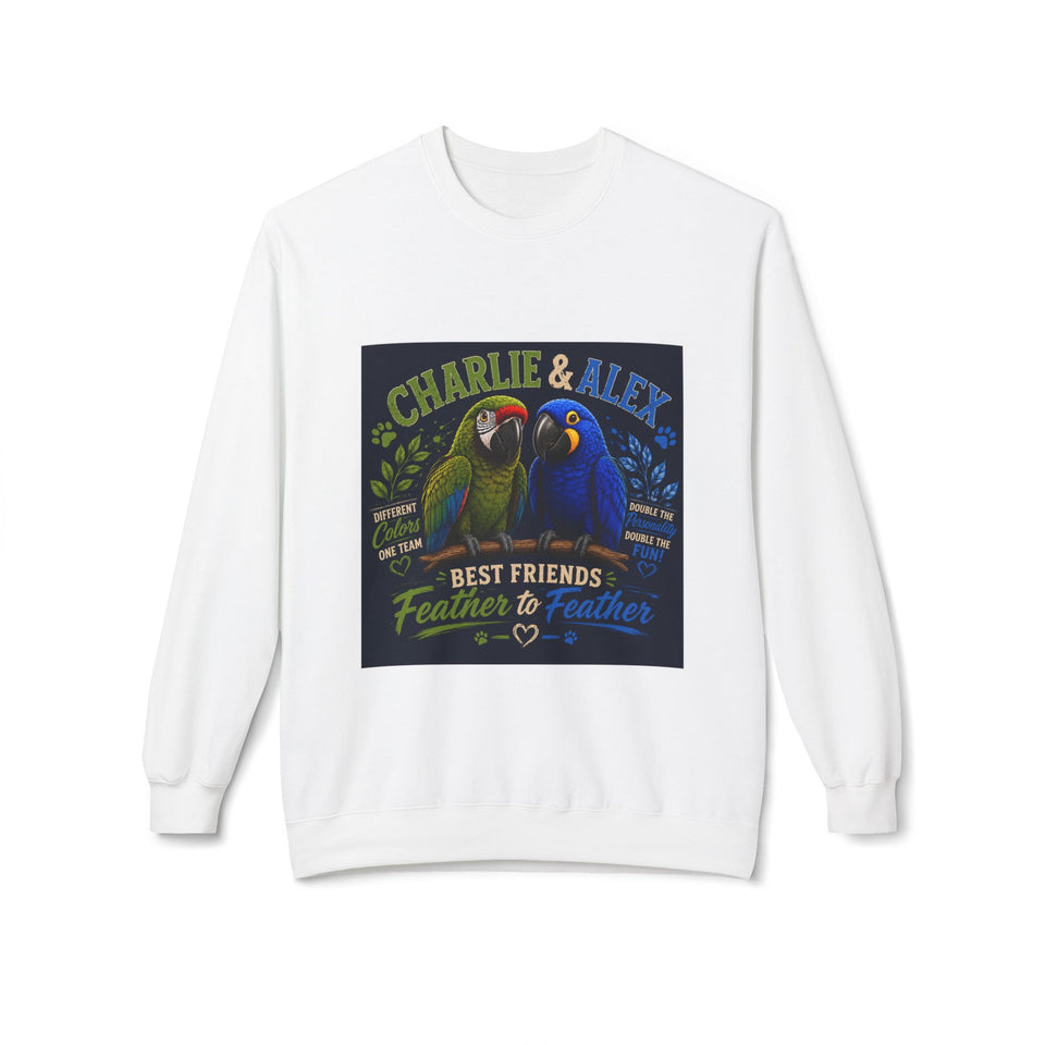 Charlie & Alex “Best Friends – Feather to Feather” Sweatshirt CA15