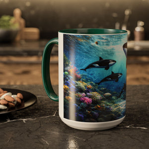 AM32  Orca Ocean Mug Cup