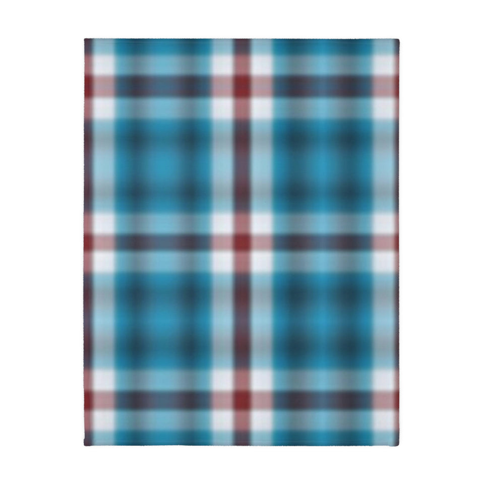 53CB  Colorful Plaid Blanket