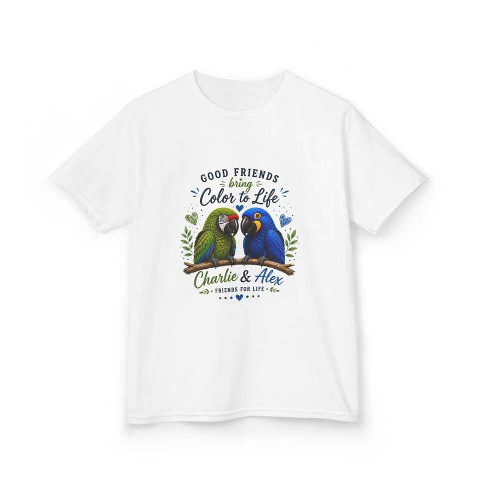 Good Friends Bring Color to Life – Charlie & Alex Kids T-Shirt CA31