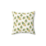 16PCF  Peacock Feather Pillow