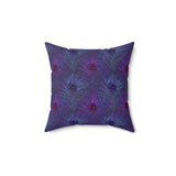 14PCF  Peacock Feather Pillow