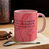 6CMSM  Colorful Marble Psalms 103:11-12  Mug