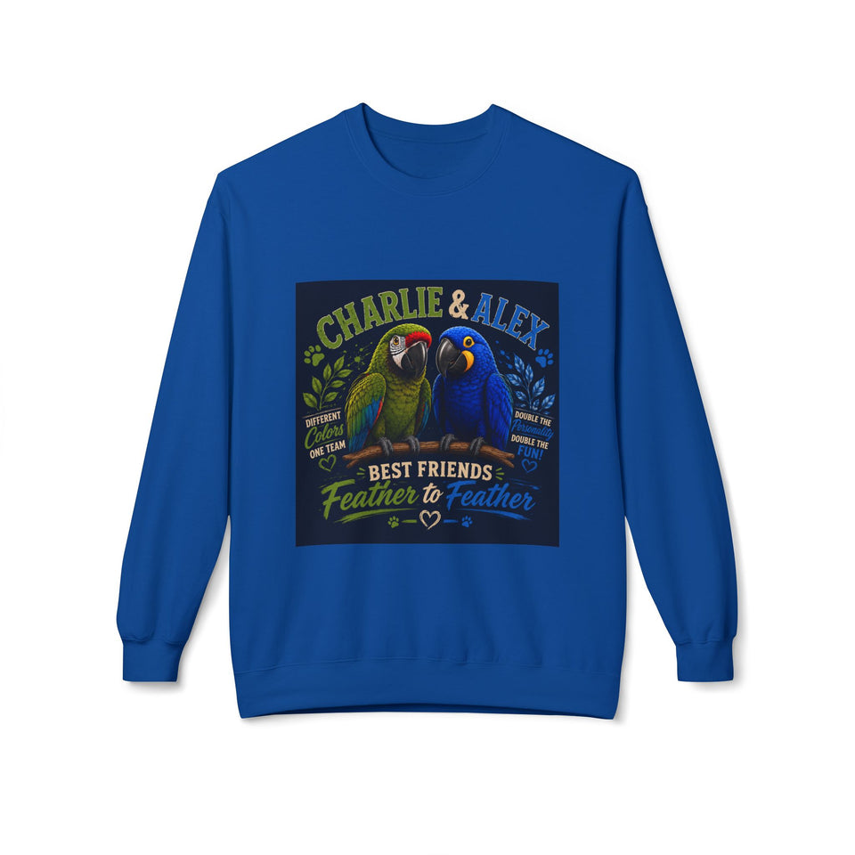 Charlie & Alex “Best Friends – Feather to Feather” Sweatshirt CA15