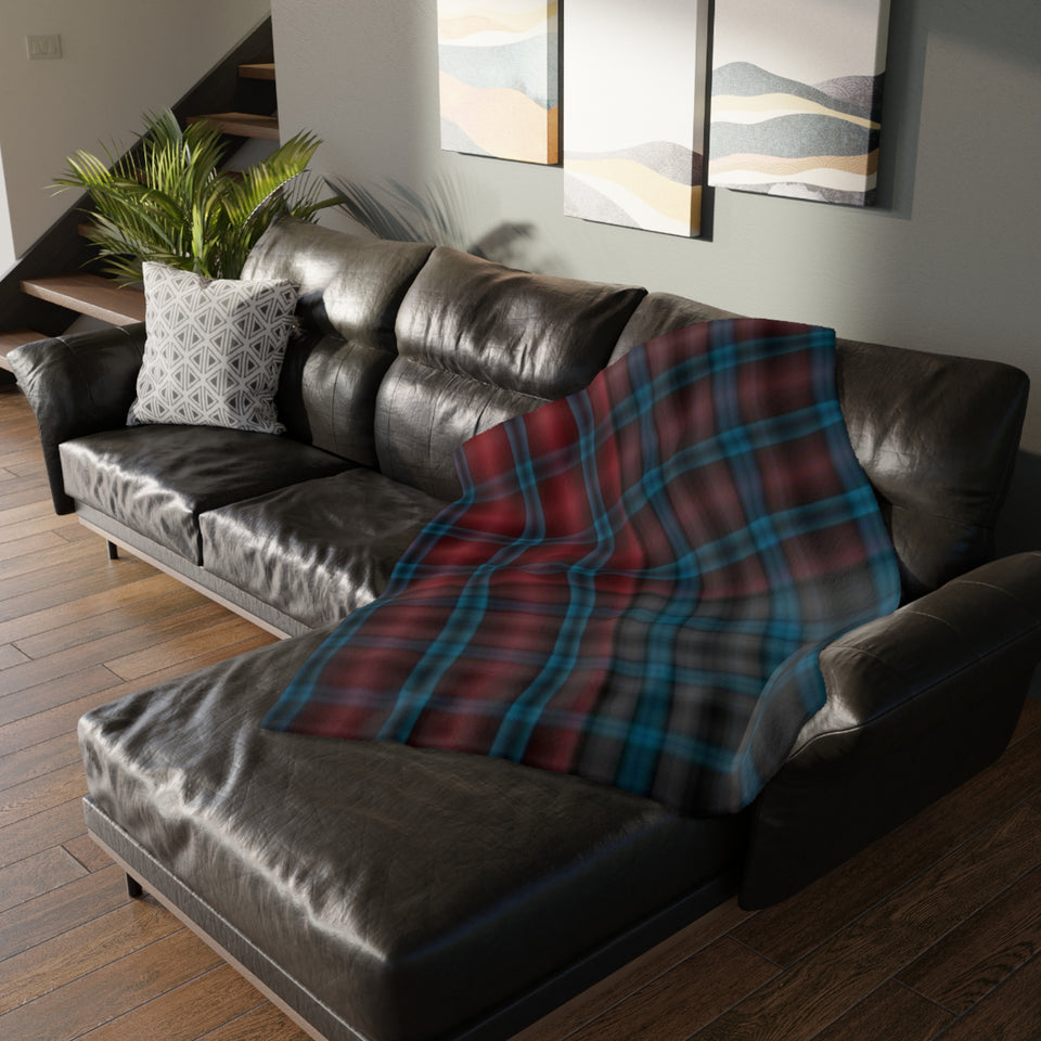 57CB Colorful Plaid Blanket