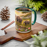 AM41  Elephant Family Mug