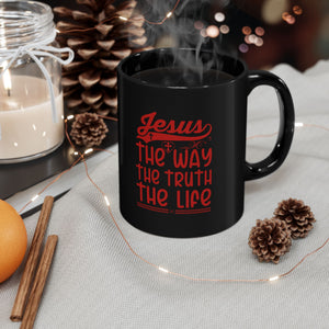 24BM  Black Christian Mug