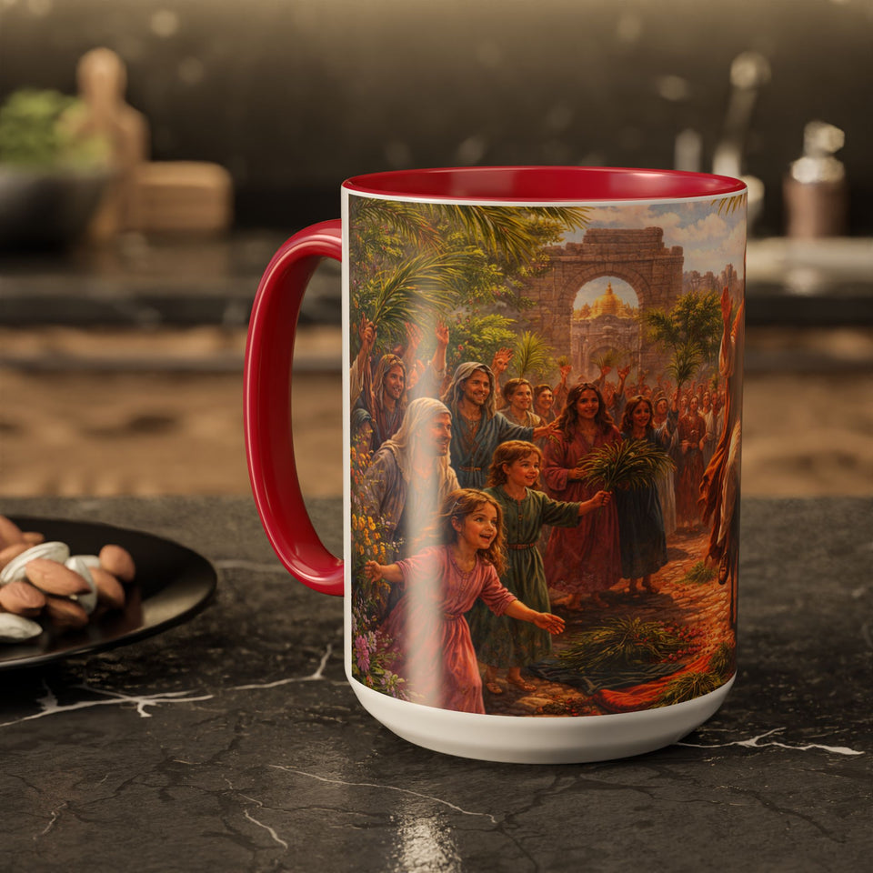 BSM76  Triumphal Entry of Jesus Mug