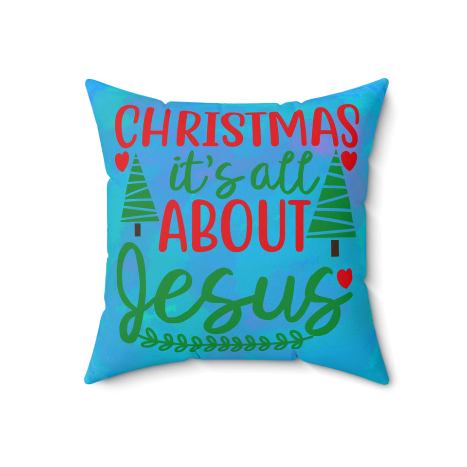 10WCP  Watercolor Christian Pillow
