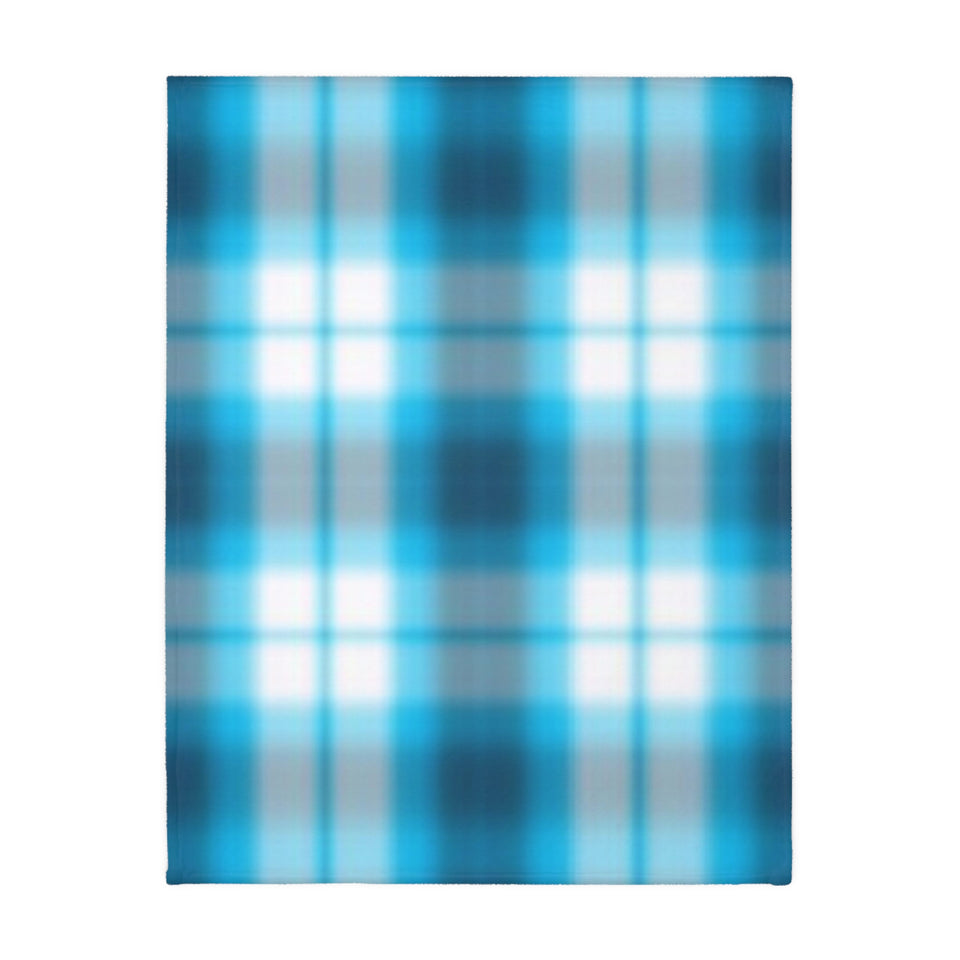58CB  Colorful Plaid Blanket