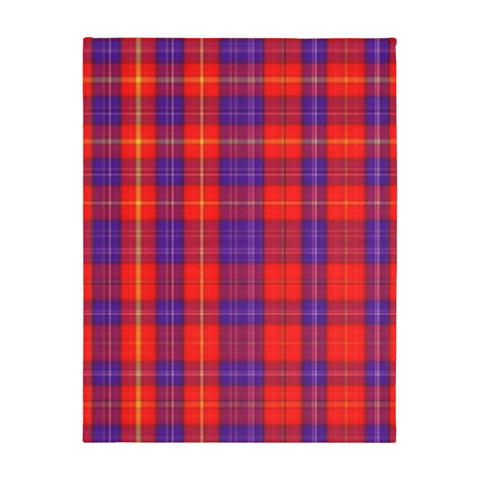 34CB  Colorful Plaid Blanket
