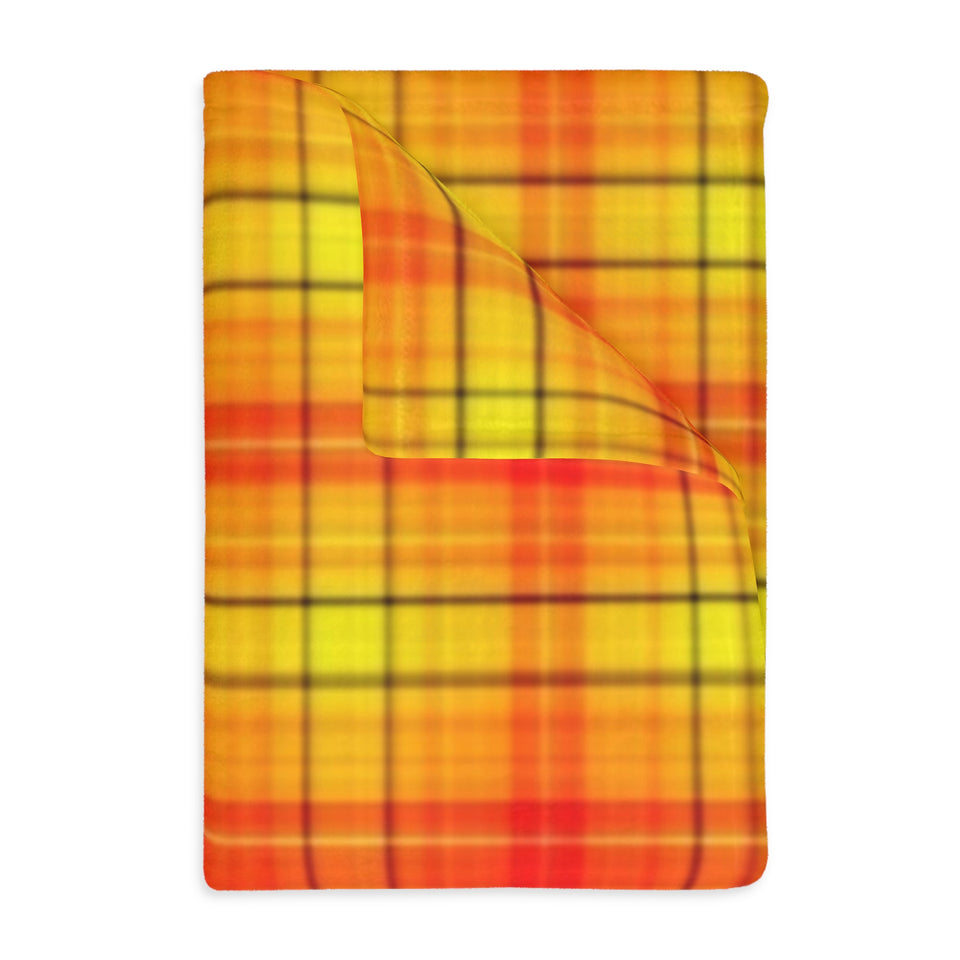 36CB  Colorful Plaid Blanket